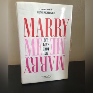 Kate Spade Marry Me My Love Book Clutch